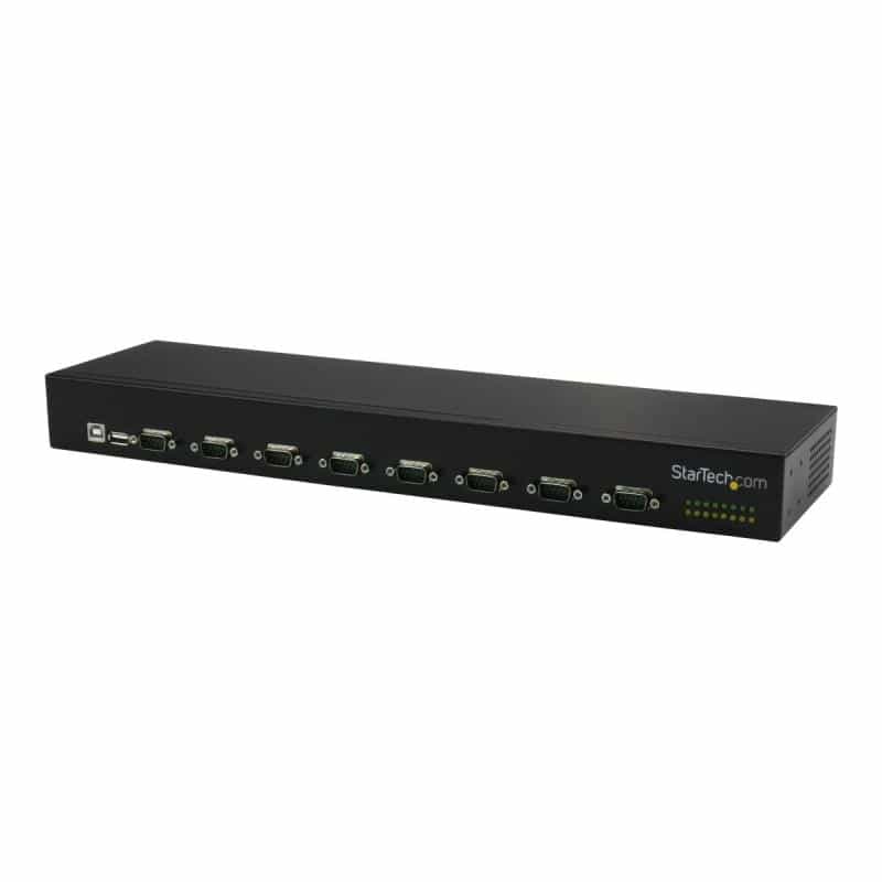 STARTECH.COM 8 Port USB auf Seriell Adapter Hub - USB auf RS232 Port Adapter mit Daisy Chain - Rackm