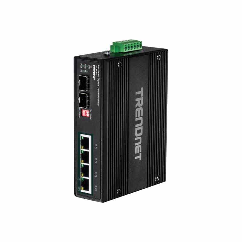 TRENDNET 6-PORT HARDENED INDUSTRIAL GIG