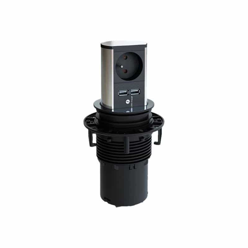 BACHMANN Bach Elevator 1xSchuko 1xUSB Charger Str