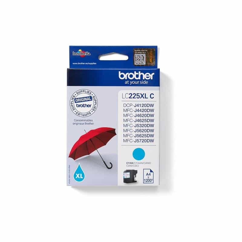 BROTHER LC225XLC Cyan Tintenpatrone