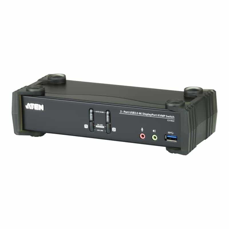 ATEN CS1922 KVMP Switch 4K DP/Audio/USB3.0 Surround Sound Audio 1 Benutzer