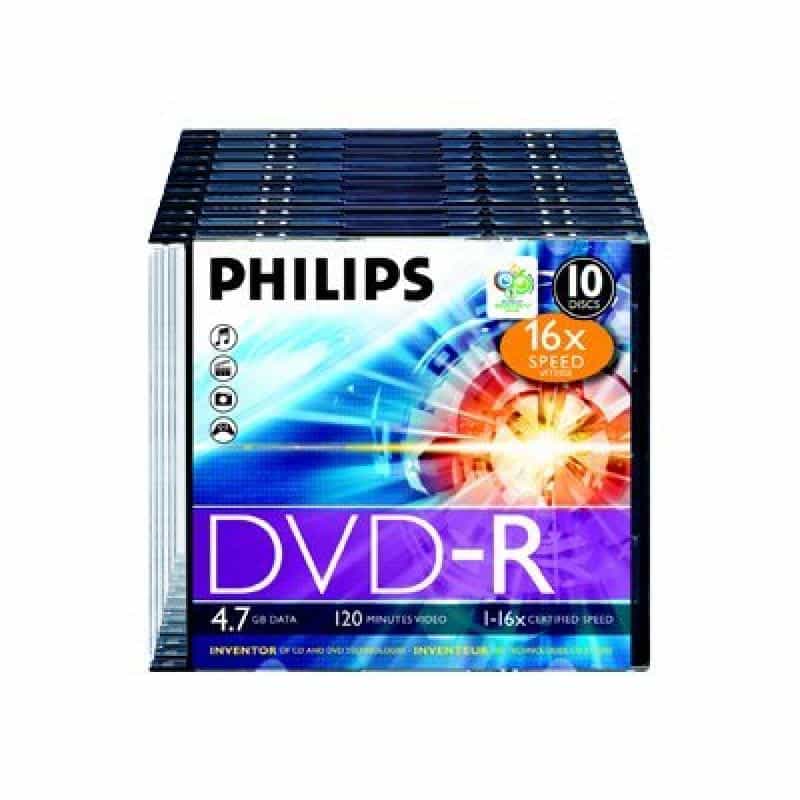 PHILIPS DVD-R 4.7GB 16X 10er Pack
