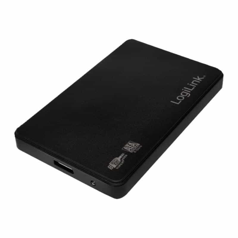 LOGILINK Geh. 6.3cm (2,5") LogiLink USB 3.0/SATA  Black ALU screwless