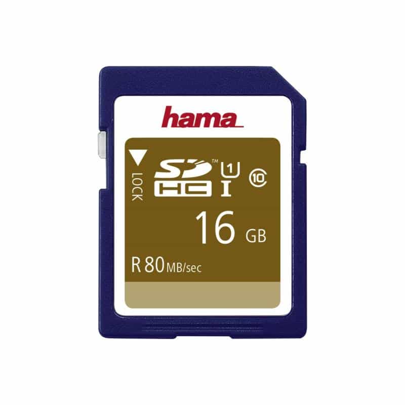 HAMA SDHC 16GB Class 10 UHS-I 80MB/S