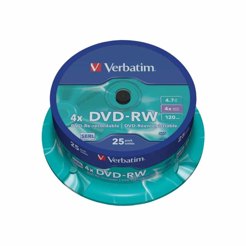 Verbatim DVD-RW 4.7GB 4x, 25er Spindel Verbatim DVD-RW 4.7GB 4x, 25er Spindel
