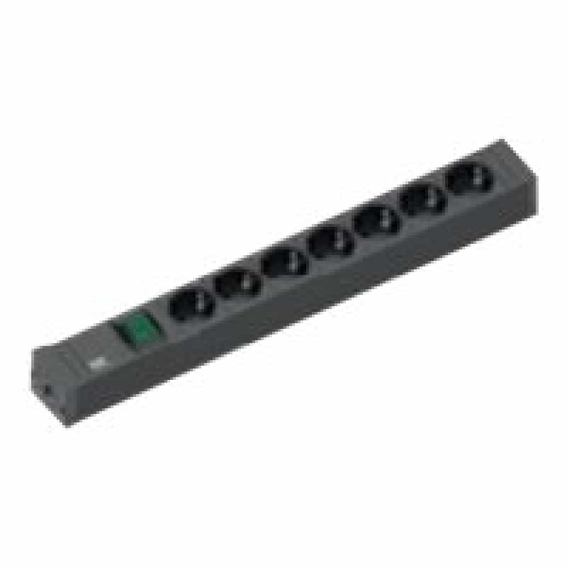 BACHMANN Steckdosenleiste 7fach 420.0014 Connect Line mit Schalter 2,0 m Leitun