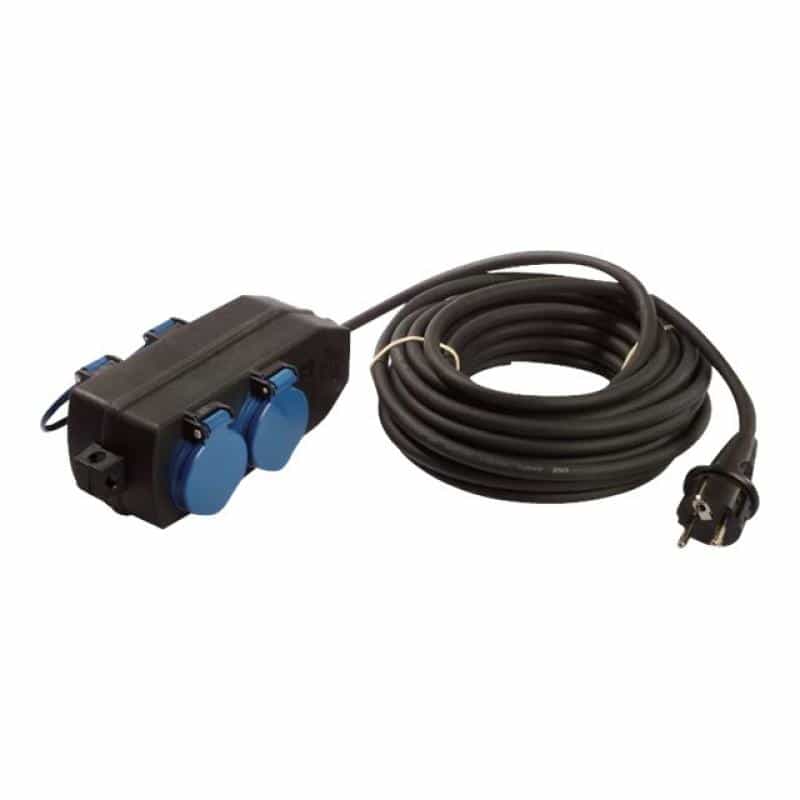 BACHMANN Verteilersteckdose 349.044 4xSchuko Strom 10m Schuko
