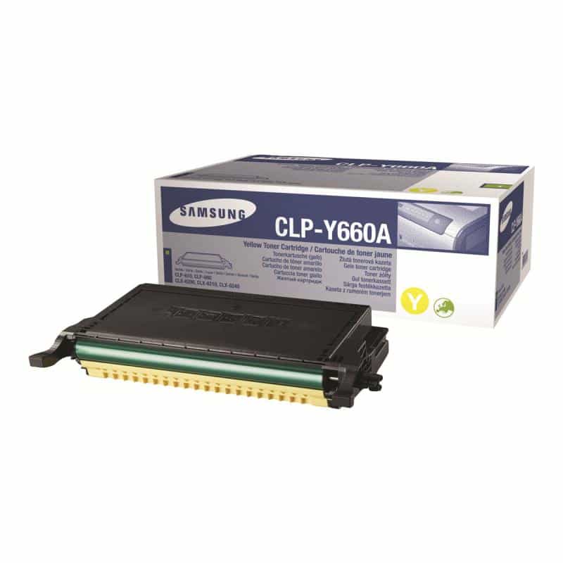 SAMSUNG CLP Y660A Gelb Tonerpatrone