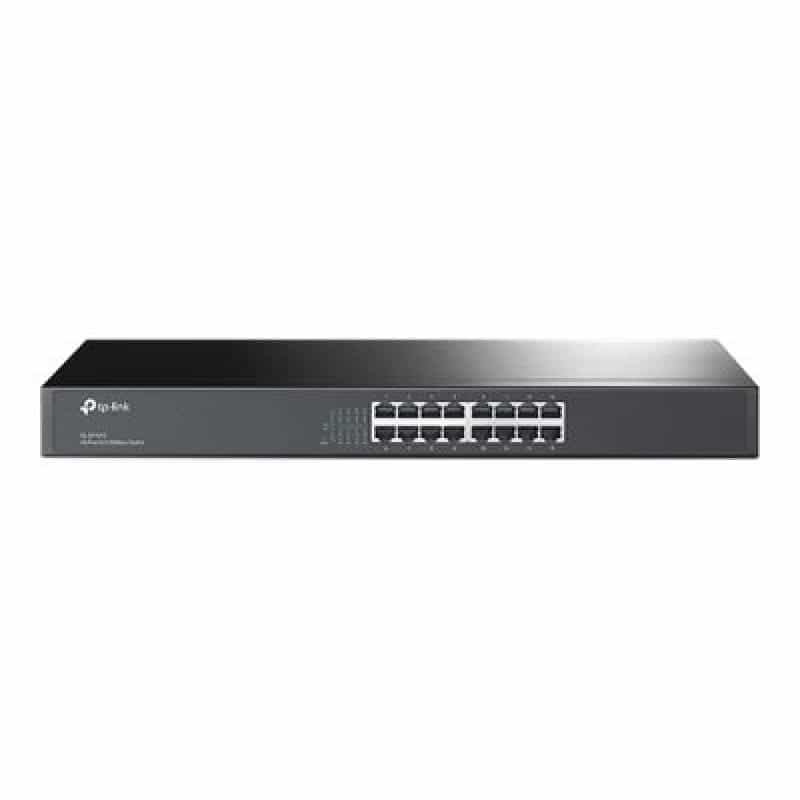 TP-LINK 16-Port 10/100 Mbps Switch 19" Unmanaged