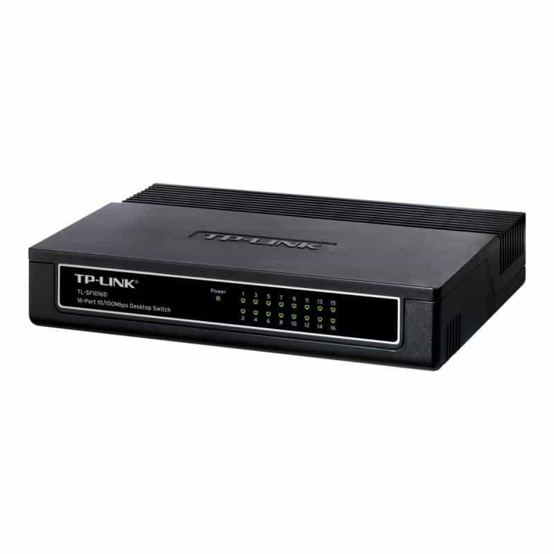 TP-LINK 16-Port 10/100 Mbps Desktop Switch Plastic Case TP-LINK 16-Port 10/100 Mbps Desktop Switch Plastic Case