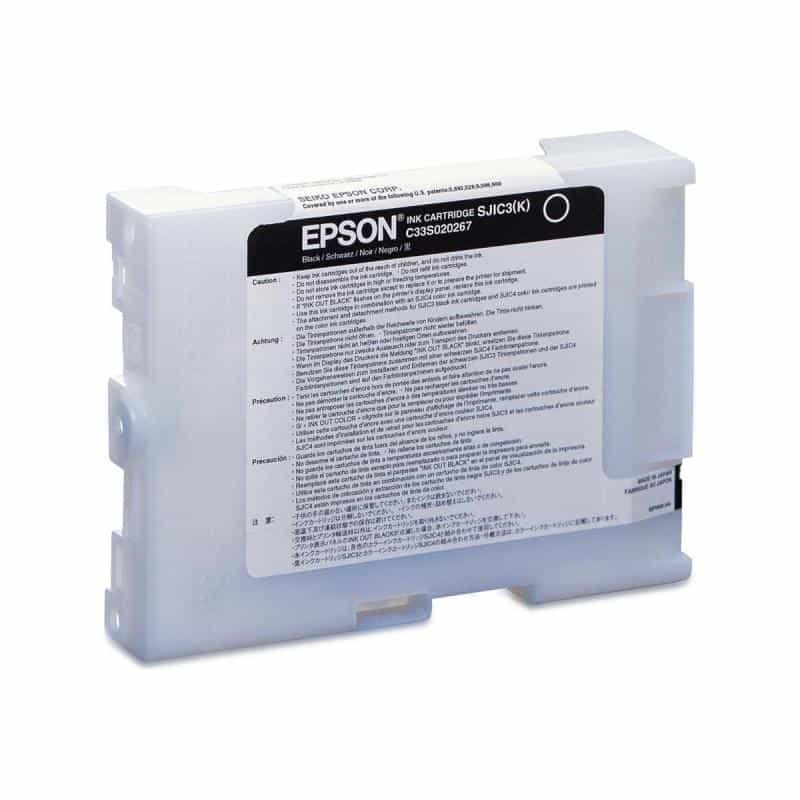EPSON SJIC3 Schwarz Tintenpatrone