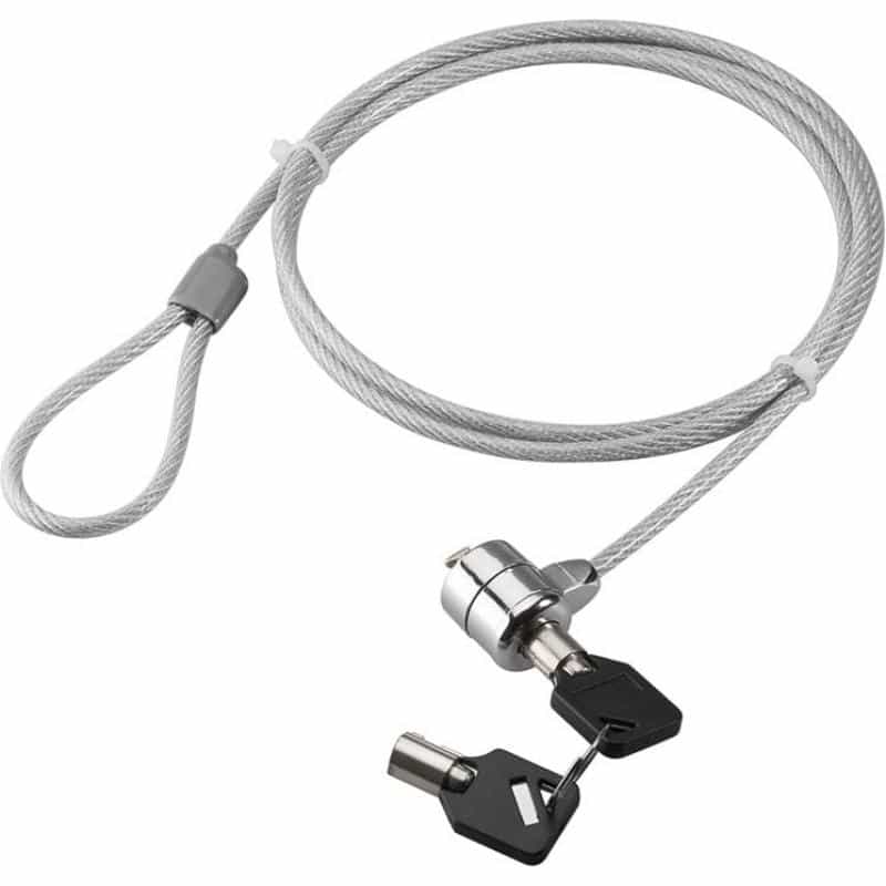 WENTRONIC Goobay Sicherheitsschloss für Notebooks - sichert Ihr Notebook gegen Diebstahl (93037)