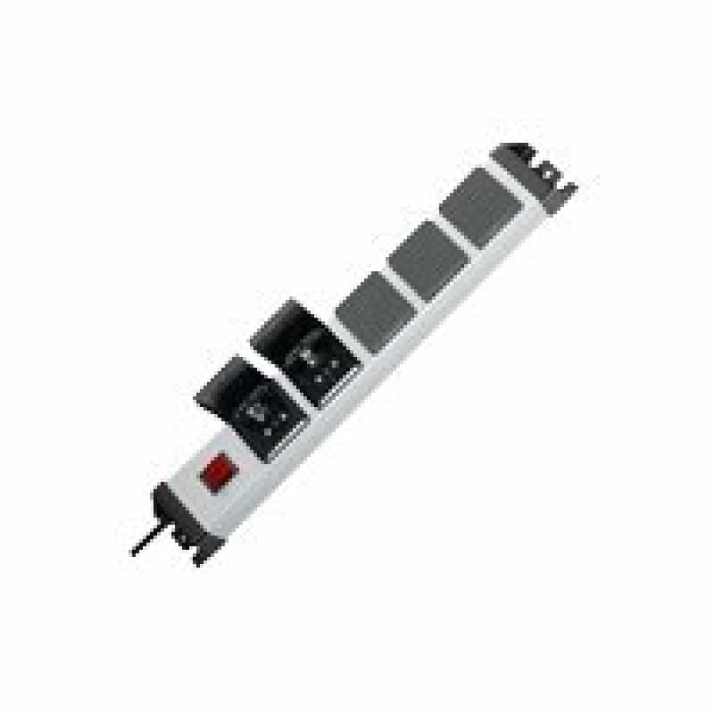 KOPP POWERversal 5-fach - Verlängerungsschnur - 250 V - 3.6 kW - 1.4 m