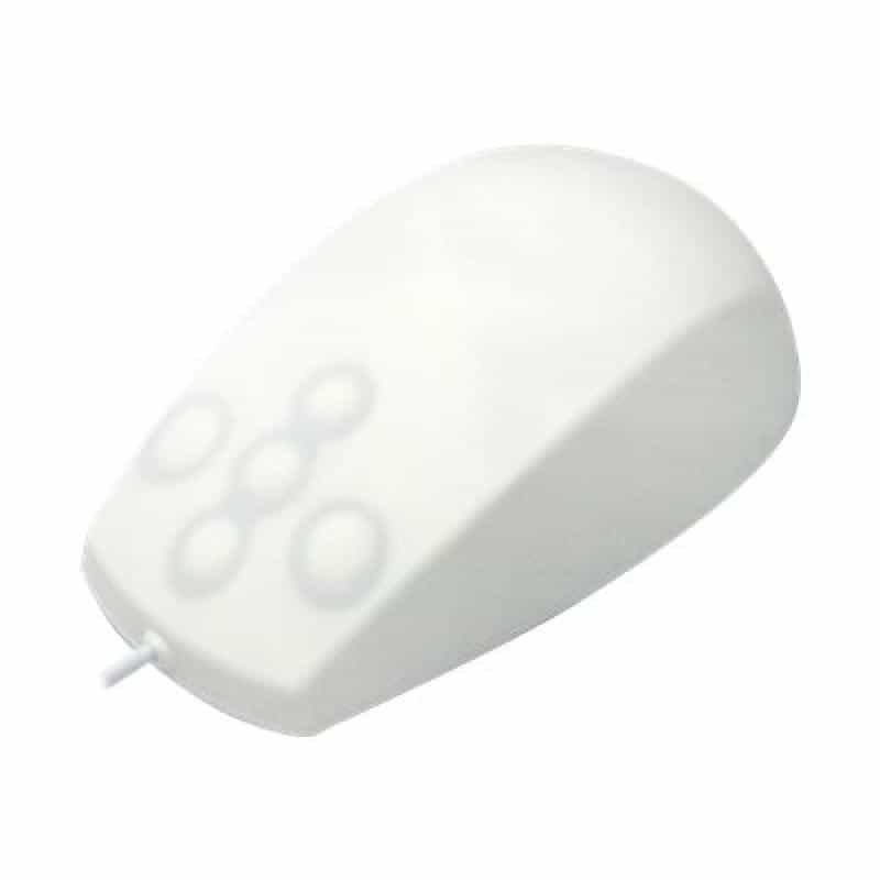 ACTIVEKEY Medical medium - Maus - optisch - 5 Tasten - verkabelt - USB - weiß