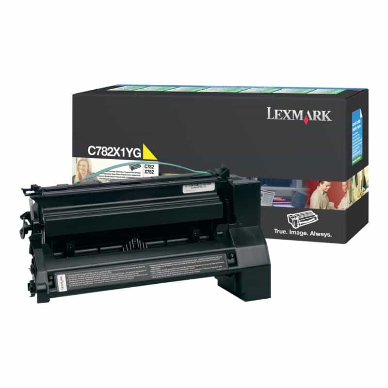LEXMARK Besonders hohe Ergiebigkeit Gelb Tonerpatrone LCCP, LRP