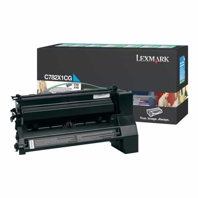 LEXMARK Besonders hohe Ergiebigkeit Cyan Tonerpatrone LCCP, LRP
