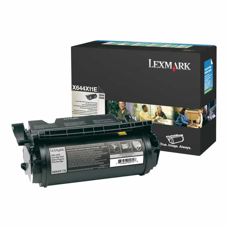 LEXMARK Besonders hohe Ergiebigkeit Schwarz Tonerpatrone LRP