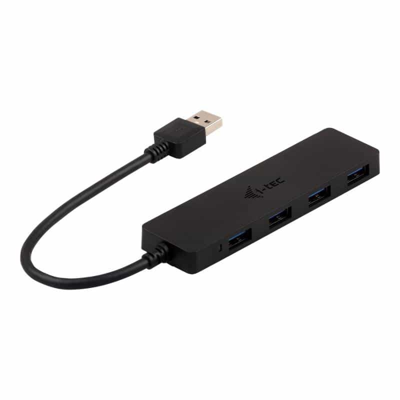COMDIS I-TEC USB 3.0 Slim Passive HUB 4 Port ohne Netzteil, ideal fuer Notebook Ultrabook Tablet PC