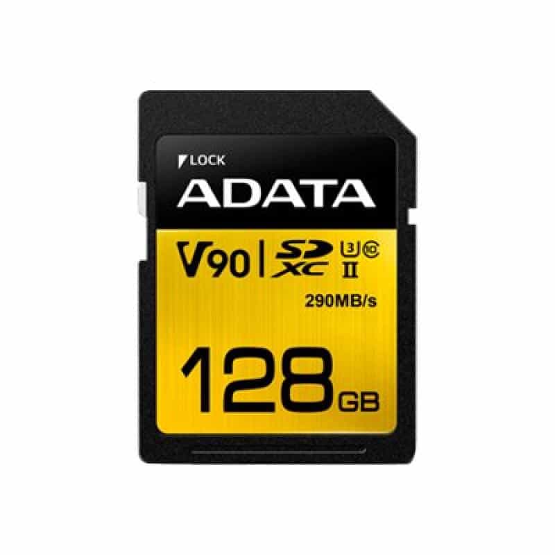 A-DATA SDXC UHS-II CL10 U3 128GB SD V90 4K/8K