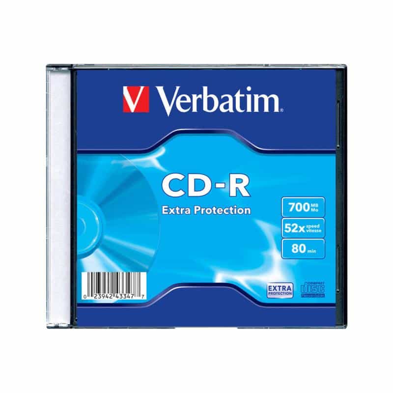 VERBATIM DataLife - CD-R - 700MB (80 Min) 48x - Jewel Case (Schachtel) (43347)