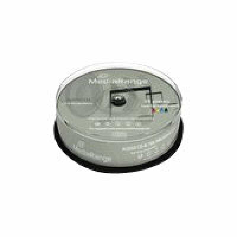 MEDIARANGE - 25 x CD-R - 700MB (80 Min) 52x - bedruckbare Oberfläche - Spindel (MR224)