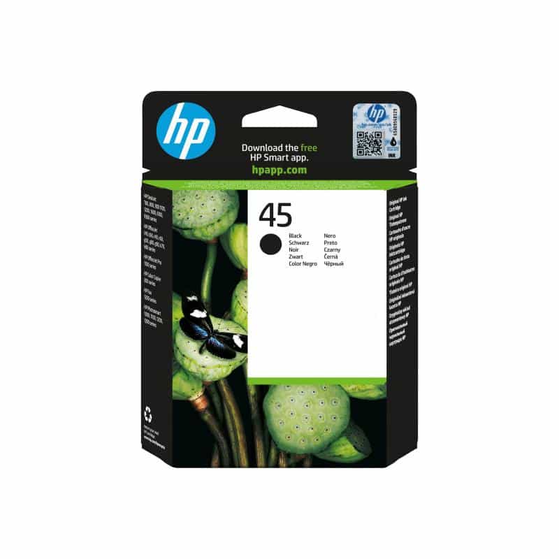 HP 45 Large Groß Schwarz Tintenpatrone