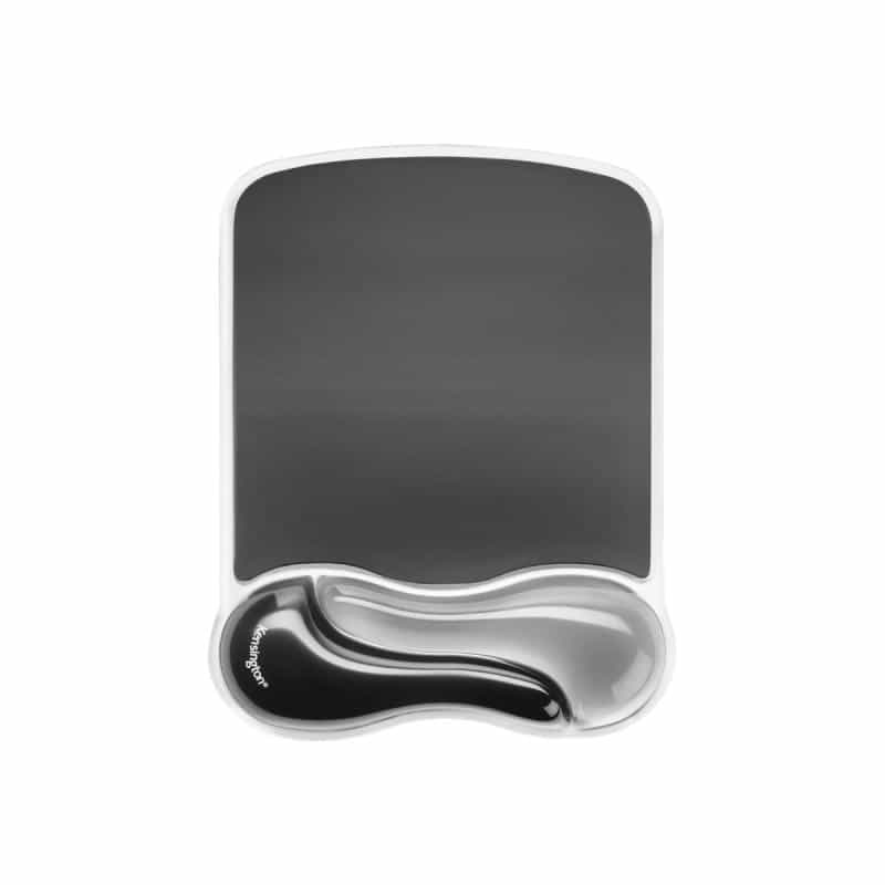 KENSINGTON Duo Gel Auflage f. Maus, rauch/schwarz