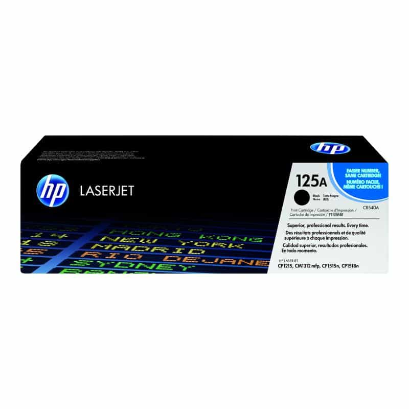 HP 125A Schwarz LaserJet Tonerpatrone (CB540A)