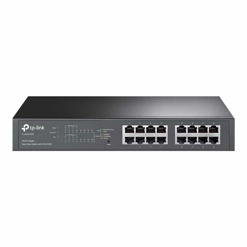 TP-LINK 16-Port Gigabit Easy Smart Switch with 8-Port PoE+