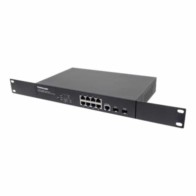 INTELLINET 8-Port Gigabit Ethernet PoE+ Web-Managed Switch