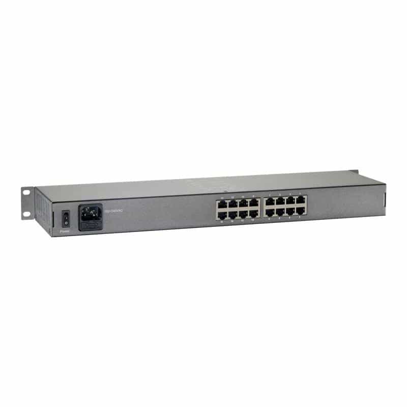 LEVEL ONE LevelOne FEP-1601W120 16-Port Fast Ethernet PoE Switch 120W