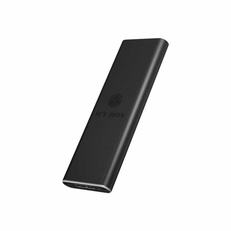 RAIDSONIC Geh. IcyBox USB 3.0   6,3cm 1x M.2 SATA SSD black retail