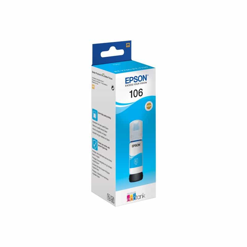 EPSON 106 Cyan Tintenbehälter EPSON 106 Cyan Tintenbehälter
