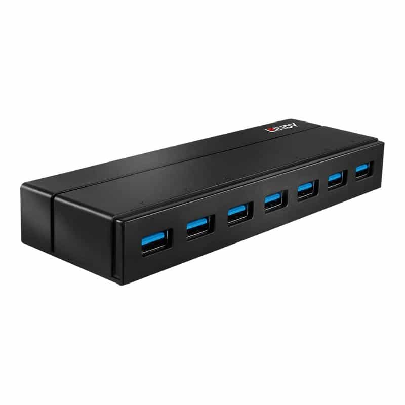 LINDY USB 3.1 Hub 7 Port mit Ladefunktion