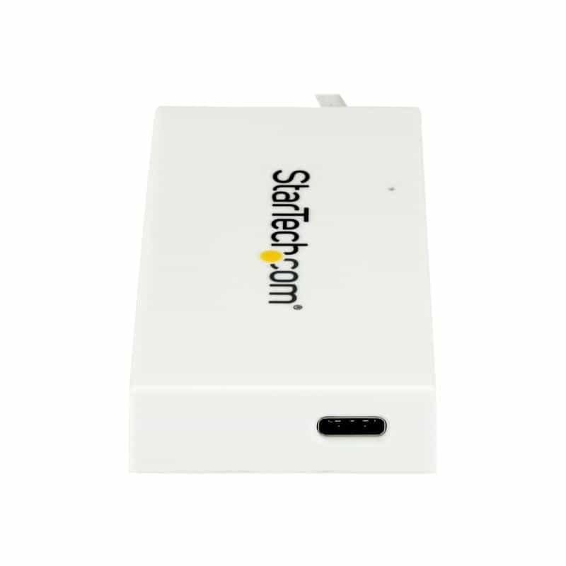 STARTECH.COM 4 Port USB-C Hub - USB C und 3x USB-A - USB 3.0 Hub - Weiss - 4 Port USB Hub - USB Port