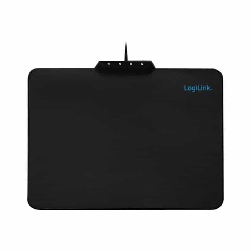 LOGILINK Gaming Mauspad mit RGB-LED Beleuchtung 7 LED-Farben