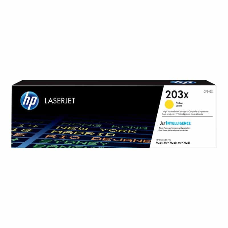 HP 203X Gelb LaserJet Tonerpatrone (CF542X)
