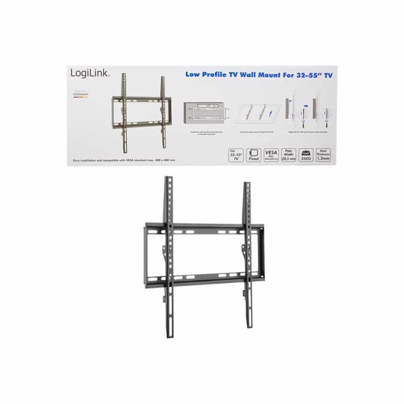 LOGILINK TV-Wandhalterung, Festmontage, 32"-55"