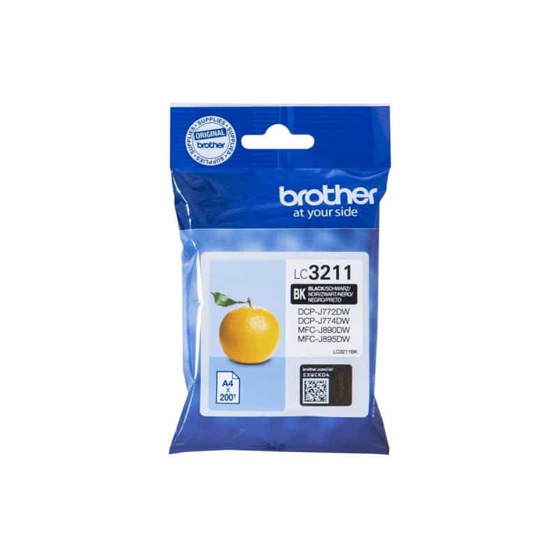 BROTHER LC3211BK Schwarz Tintenpatrone