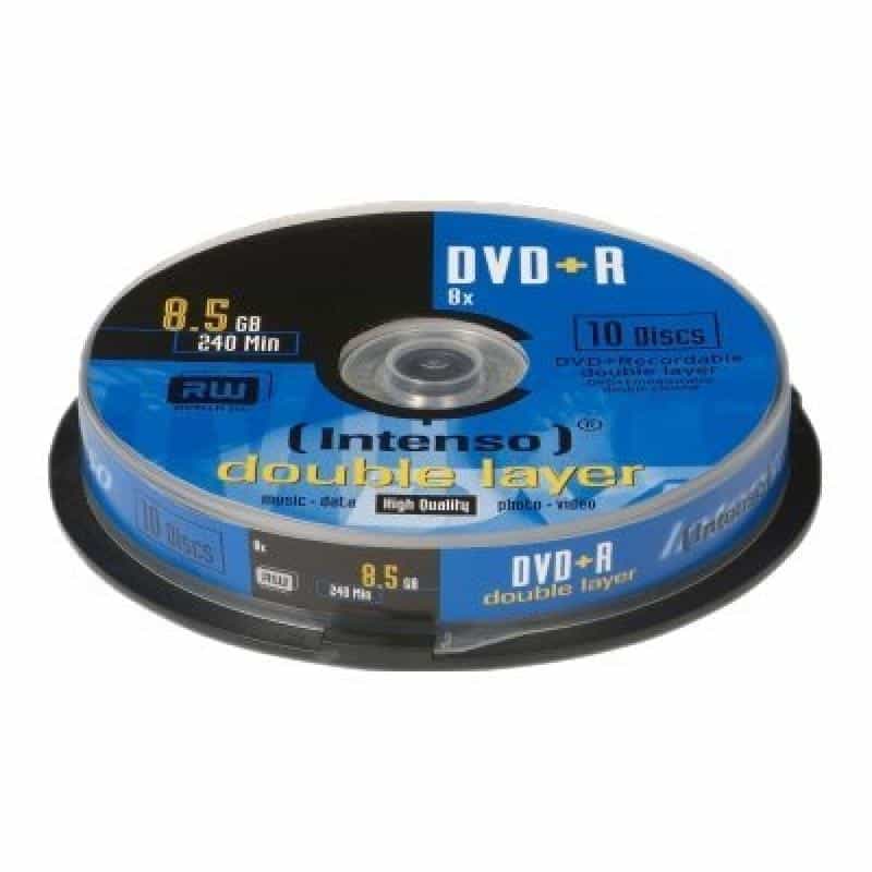 Intenso DVD+R 8,5 GB 8x Speed DOUBLE LAYER 10er Spindel