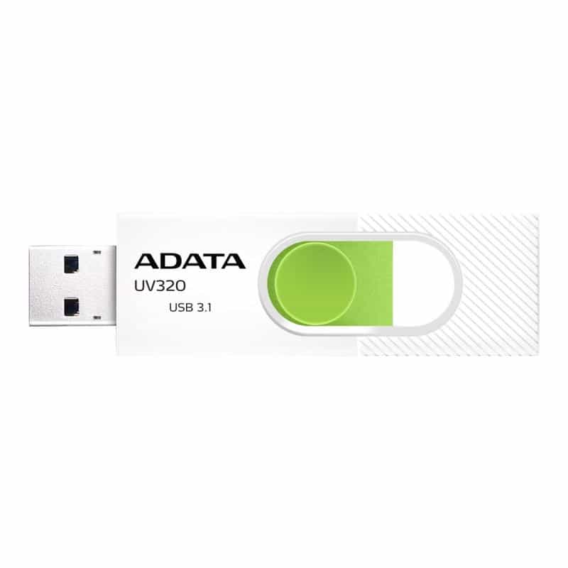 A-DATA USB 3.0 UV320 128GB White/Green
