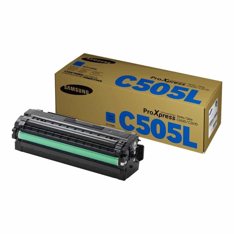 SAMSUNG CLT C505L Cyan Tonerpatrone (SU035A)