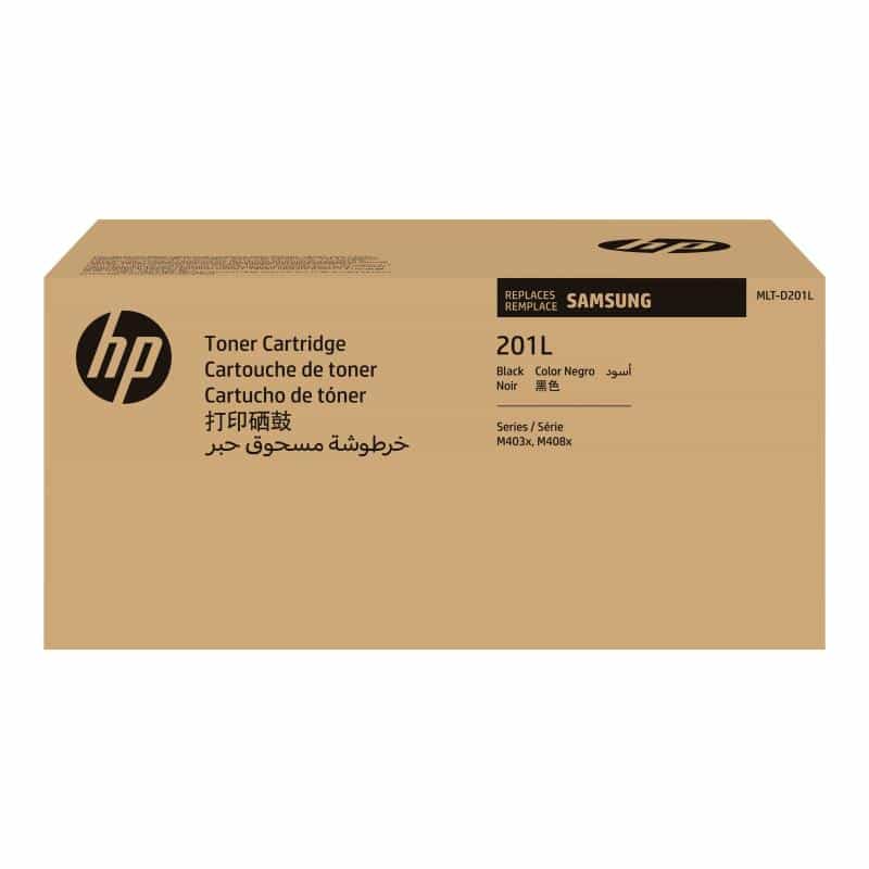 SAMSUNG MLT D201L High Yield (schwarz) Schwarz Tonerpatrone (SU870A)