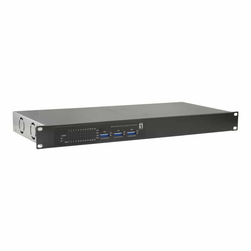 LEVEL ONE LEVELONE Switch 24x FE FGP-2602      2xGSFP 19" 380W 24xPoE
