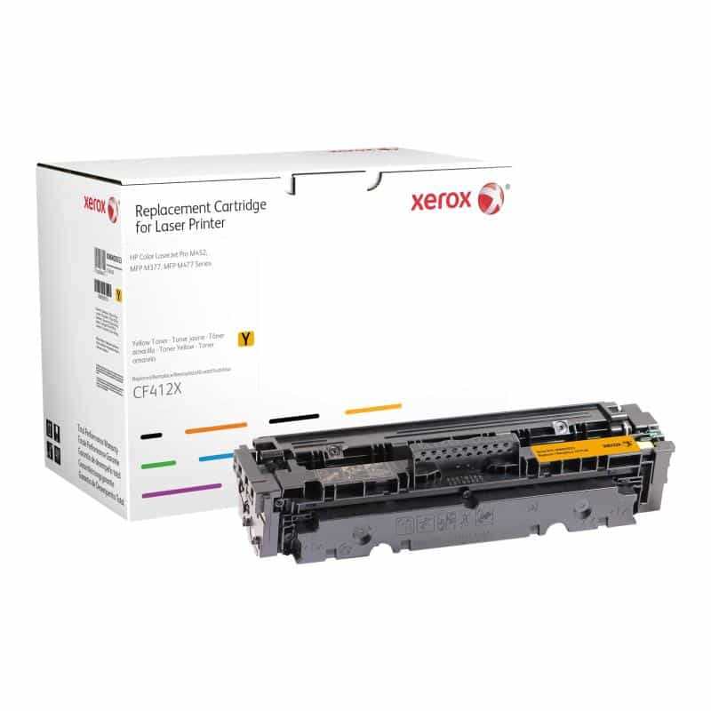 XEROX XRC Toner Gelb CF412X 5.200 Seiten aequivalent zu HP 410X fuer Color LaserJet Pro MFP M377 Ser
