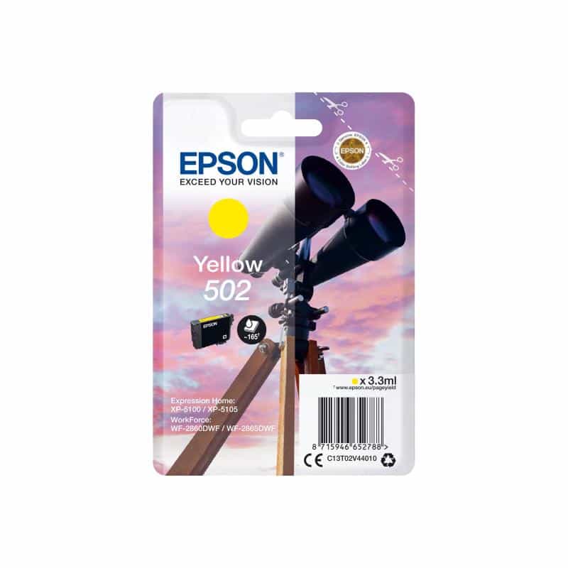 EPSON Ink/502 Binocular 3.3ml YL EPSON Ink/502 Binocular 3.3ml YL