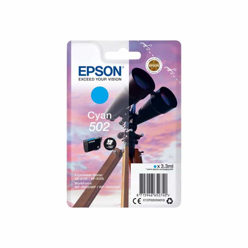 EPSON Ink/502 Binocular 3.3ml CY EPSON Ink/502 Binocular 3.3ml CY