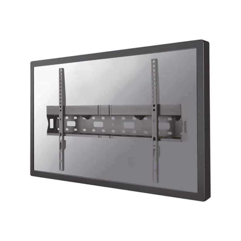 NEOMOUNTS flache Wandhalterung für Flachbild-Fernseher bis 75" und einen Media Player/Mini PC - Schw