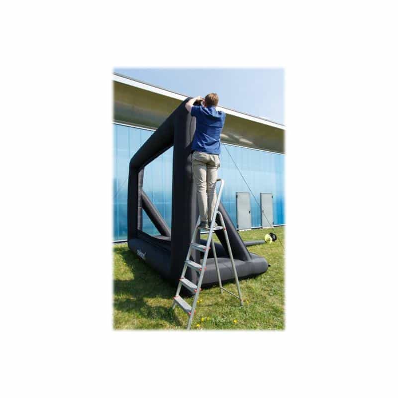 CELEXON aufblasbare Outdoor-Leinwand INF200 310 x 174 cm 16:9 1.2 Gain 15kg