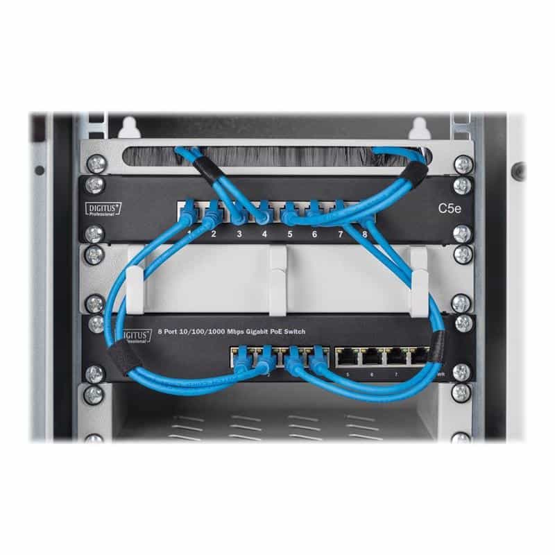 DIGITUS 10 inch 8-port Gigabit Ethernet PoE switch